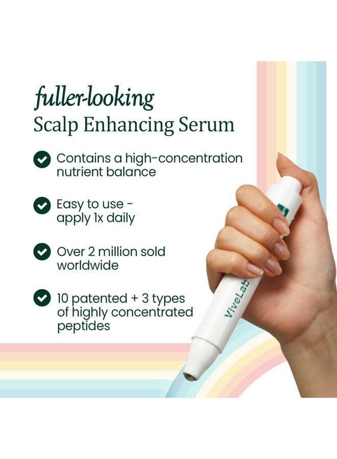 ViveLab Scalp&Hair Serum for Thinning Hair by Vivelab,15ml–Clinically Tested,Nourishing Formula with Biotin,peptide. Promotes Healthy Scalp&Fuller-Looking Hair - Image 3